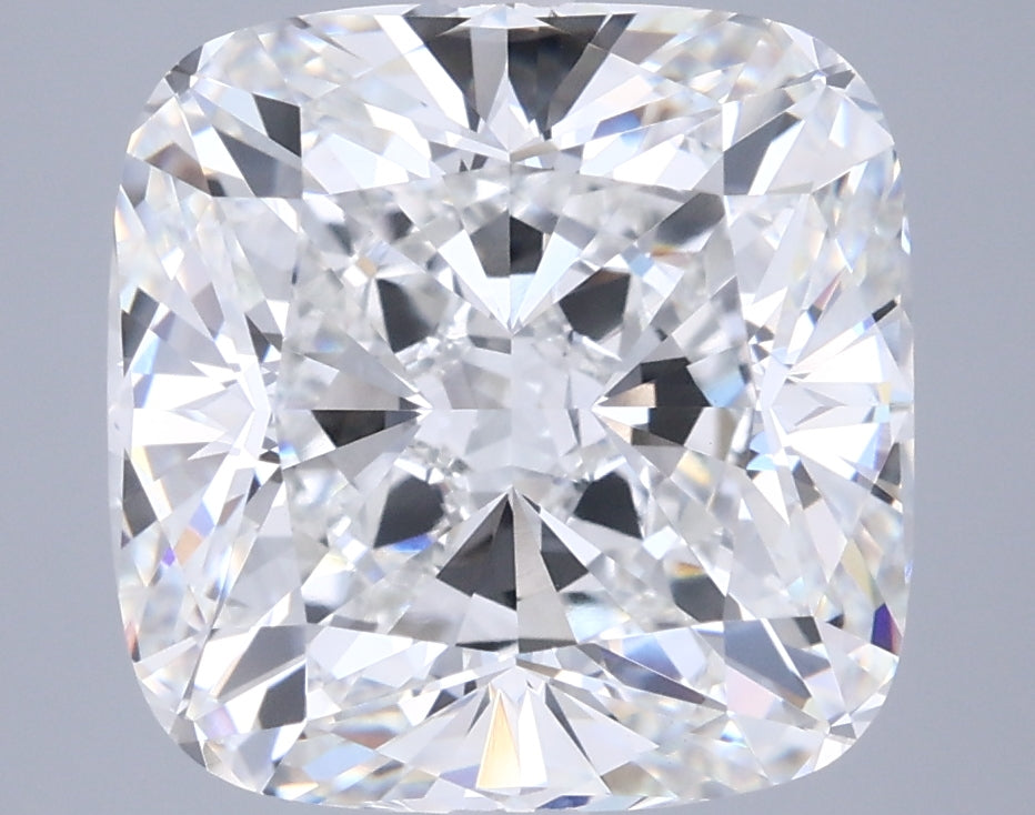 7.05 Carat Cushion Shaped, Ideal Cut, F Color, VVS2 Clarity, IGI Certified Lab Grown Diamond