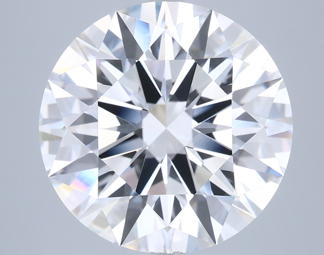 6.00 Carat Round Shaped, Ideal Cut, F Color, VVS2 Clarity, IGI Certified Lab Grown Diamond