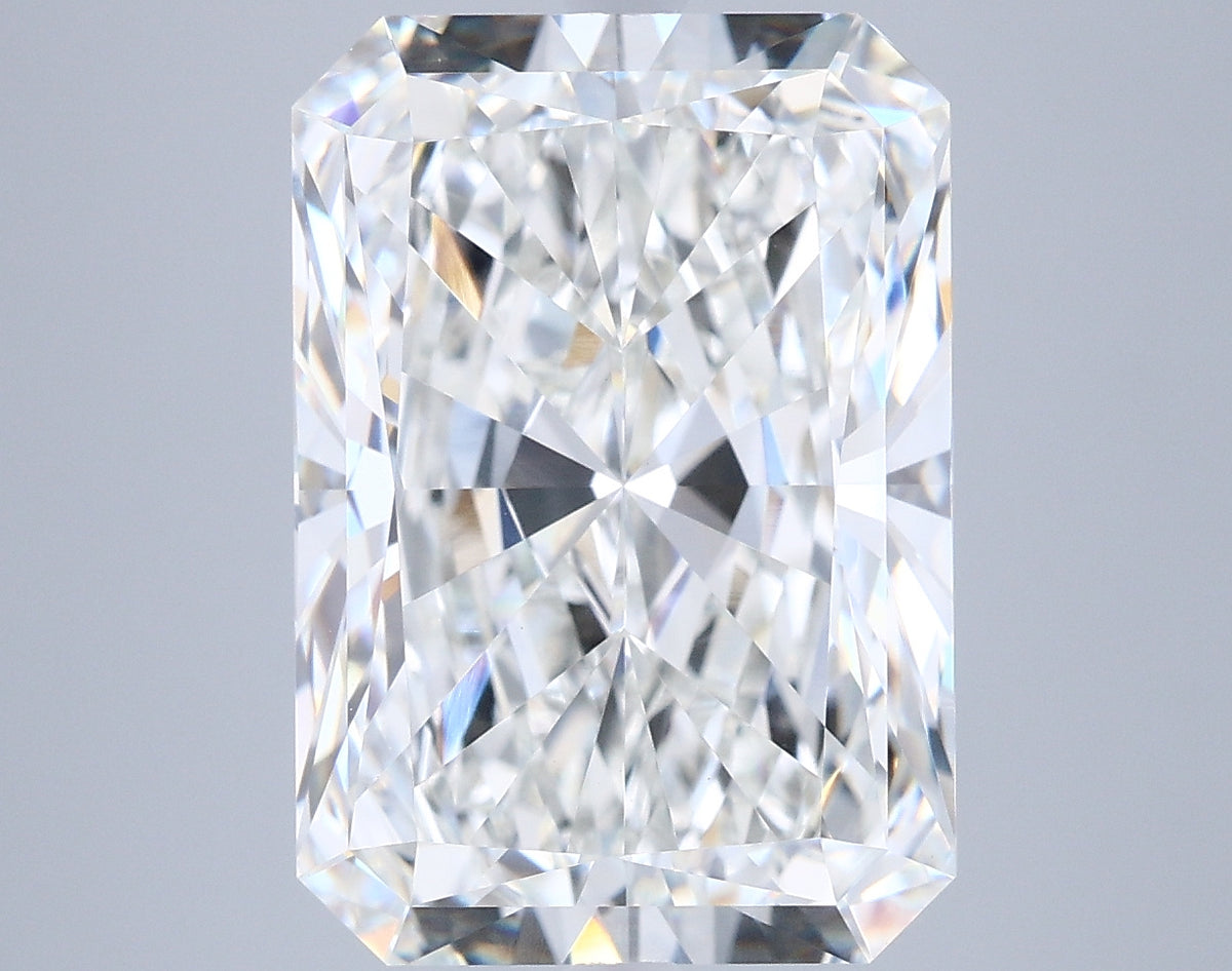 7.06 Carat Radiant Shaped, Ideal Cut, F Color, VVS2 Clarity, IGI Certified Lab Grown Diamond