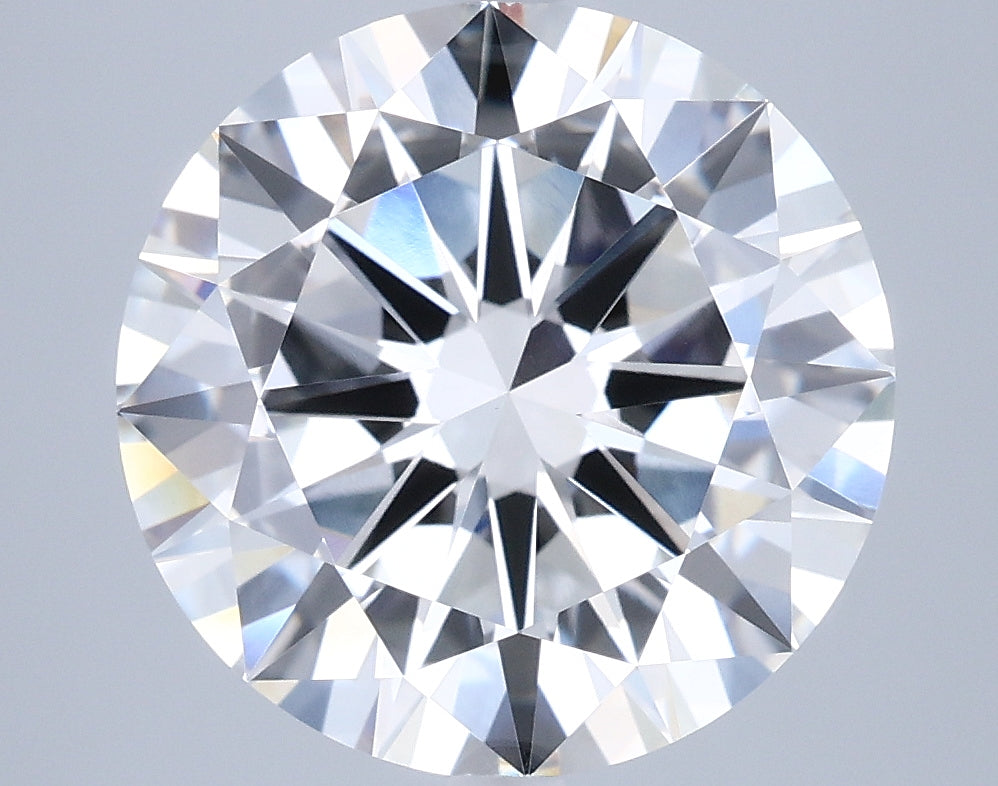 5.02 Carat Round Shaped, Excellent Cut, G Color, VVS2 Clarity, IGI Certified Lab Grown Diamond
