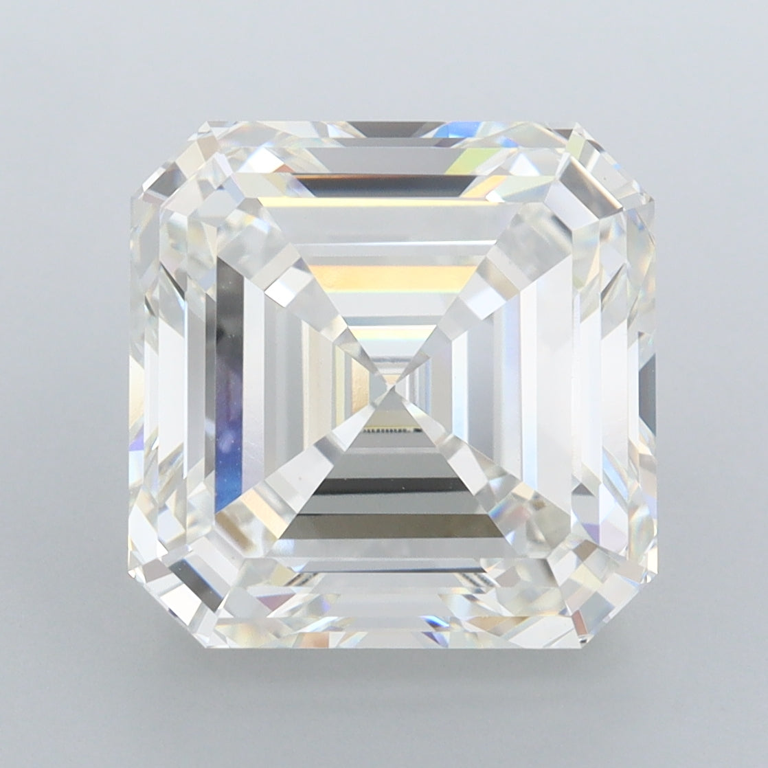 7.01 Carat Asscher Shaped, Ideal Cut, G Color, VVS2 Clarity, IGI Certified Lab Grown Diamond