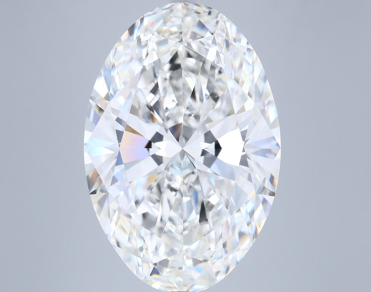 11.05 Carat Oval Shaped, Ideal Cut, G Color, VVS2 Clarity, IGI Certified Lab Grown Diamond