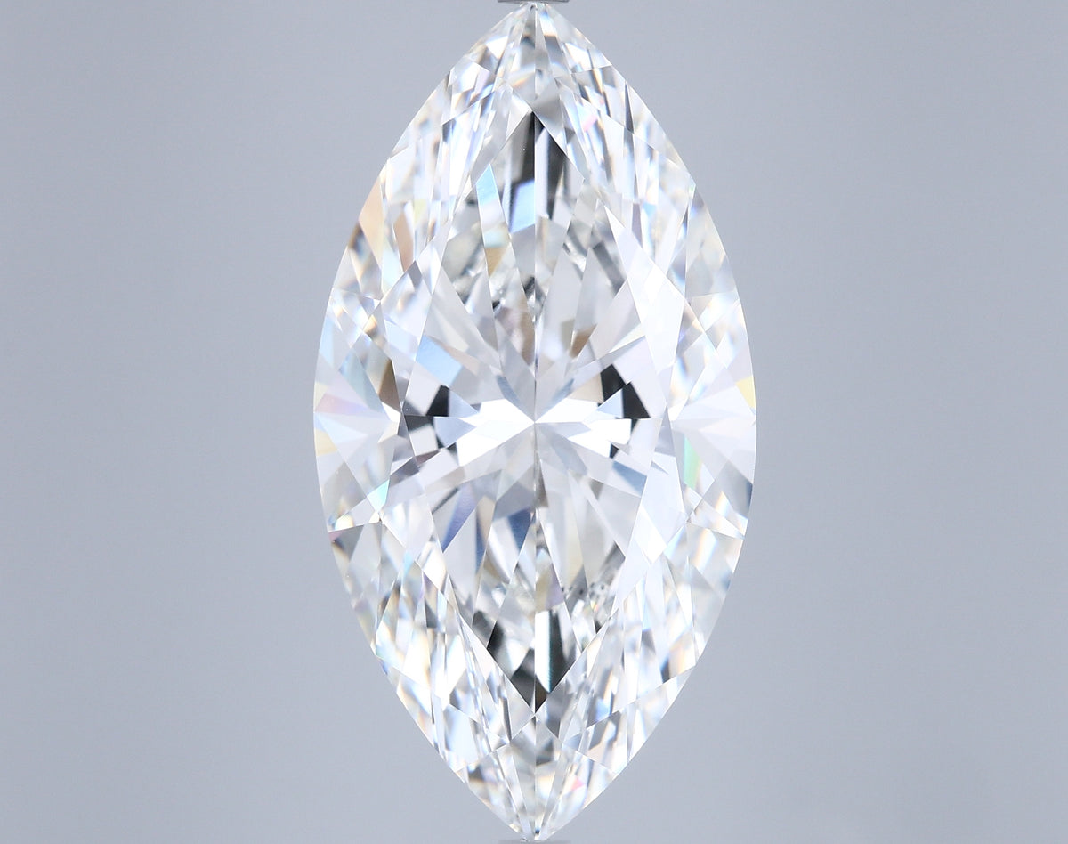10.03 Carat Marquise Shaped, Ideal Cut, G Color, VVS1 Clarity, IGI Certified Lab Grown Diamond