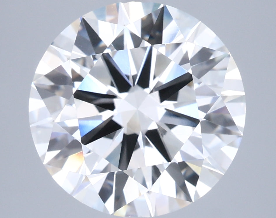 5.04 Carat Round Shaped, Ideal Cut, G Color, VVS2 Clarity, IGI Certified Lab Grown Diamond