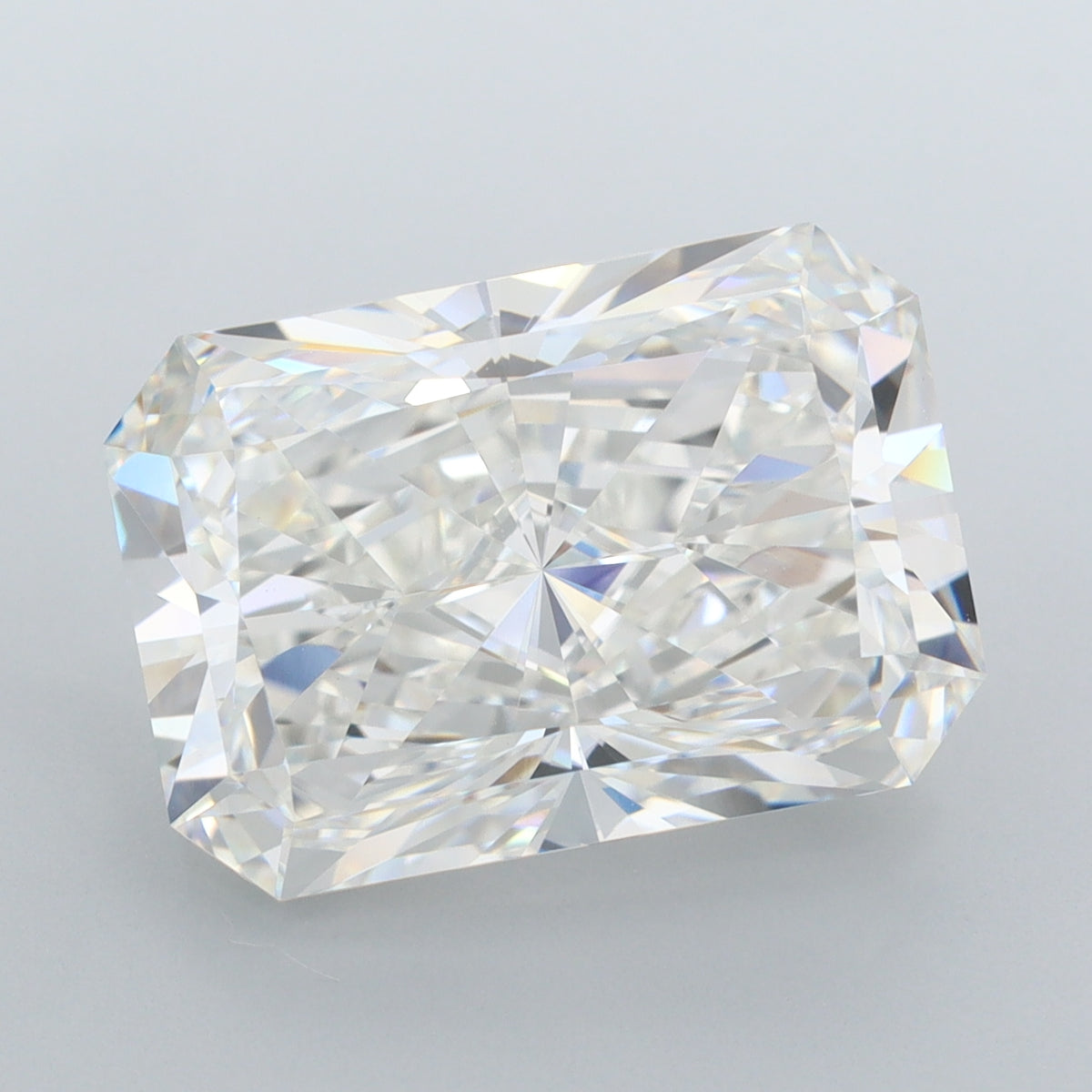 8.50 Carat Radiant Shaped, Ideal Cut, F Color, VVS2 Clarity, IGI Certified Lab Grown Diamond