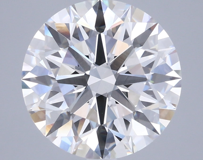 4.07 Carat Round Shaped, Ideal Cut, G Color, VVS2 Clarity, IGI Certified Lab Grown Diamond