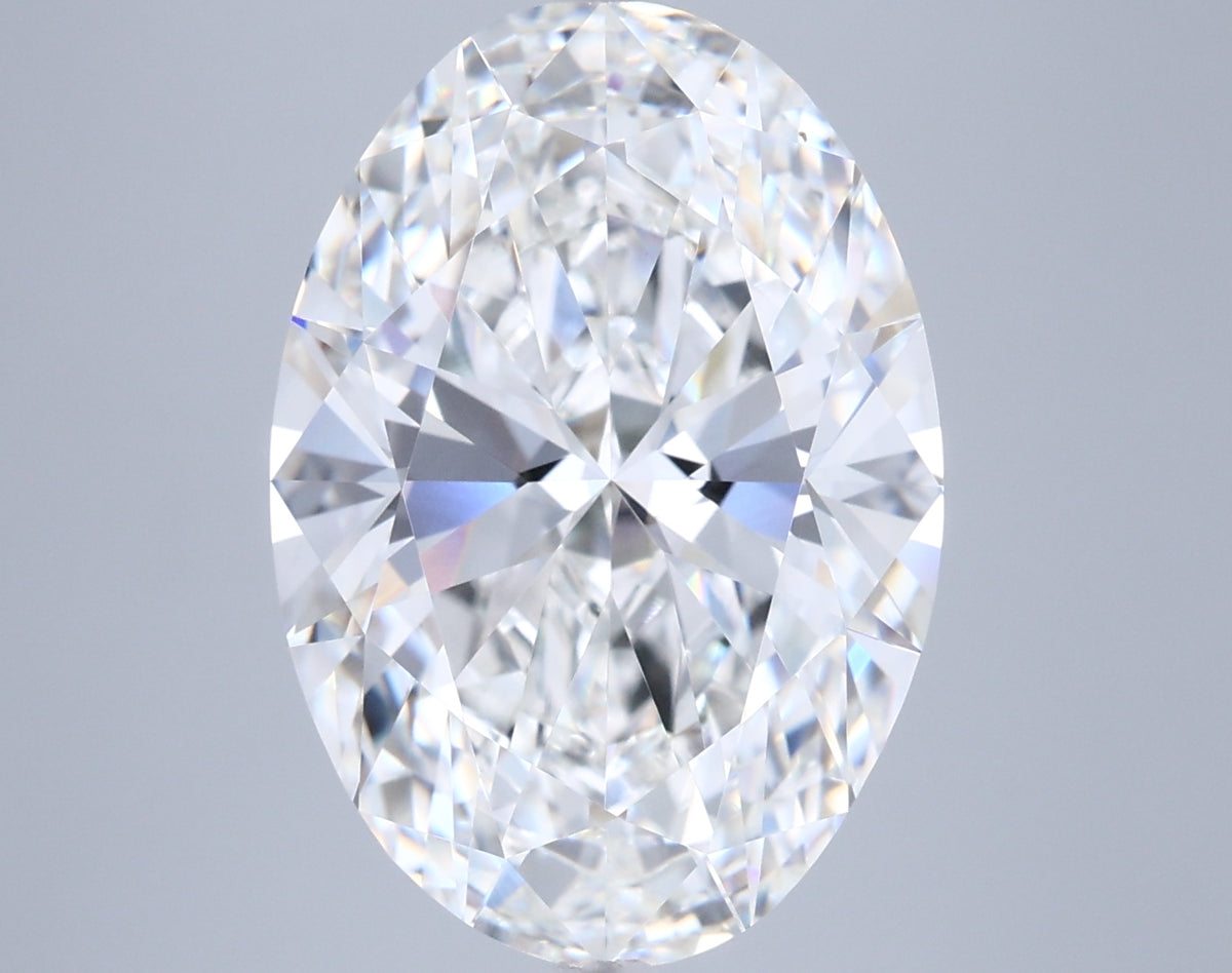 7.05 Carat Oval Shaped, Ideal Cut, E Color, VVS2 Clarity, IGI Certified Lab Grown Diamond