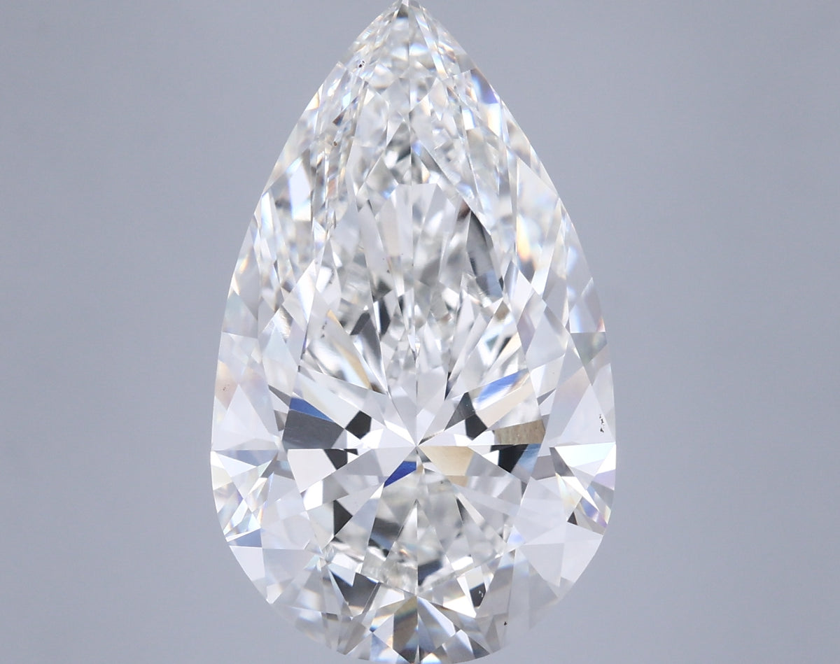 10.01 Carat Pear Shaped, Excellent Cut, G Color, VS1 Clarity, IGI Certified Lab Grown Diamond