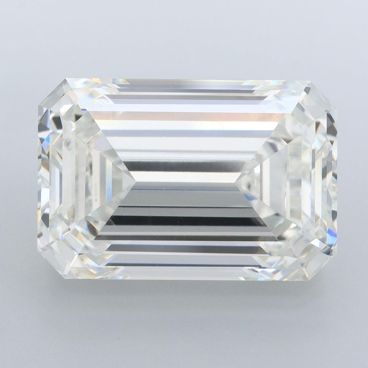 15.27 Carat Emerald Shaped, Ideal Cut, G Color, VVS2 Clarity, IGI Certified Lab Grown Diamond
