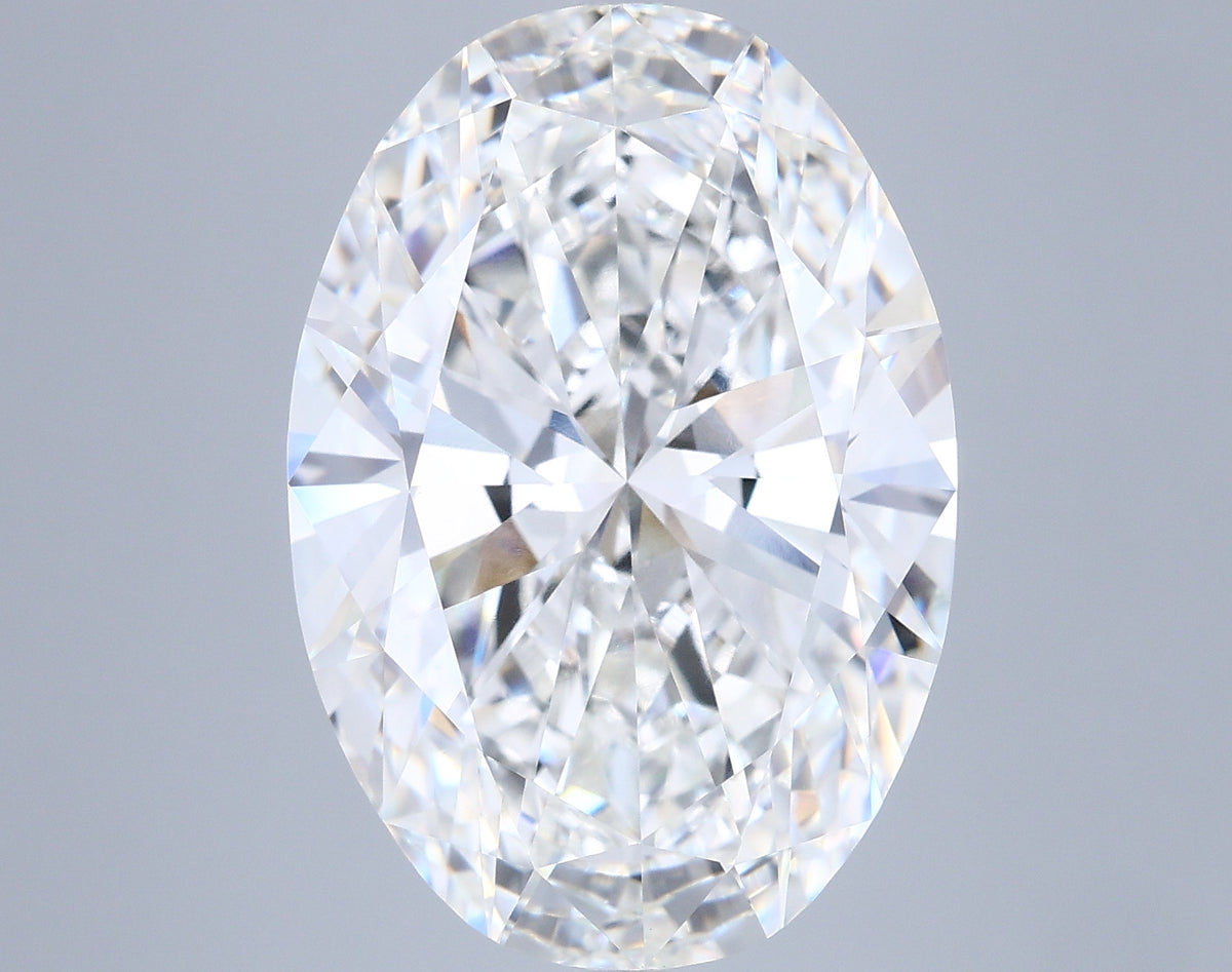 9.03 Carat Oval Shaped, Excellent Cut, F Color, VVS2 Clarity, IGI Certified Lab Grown Diamond