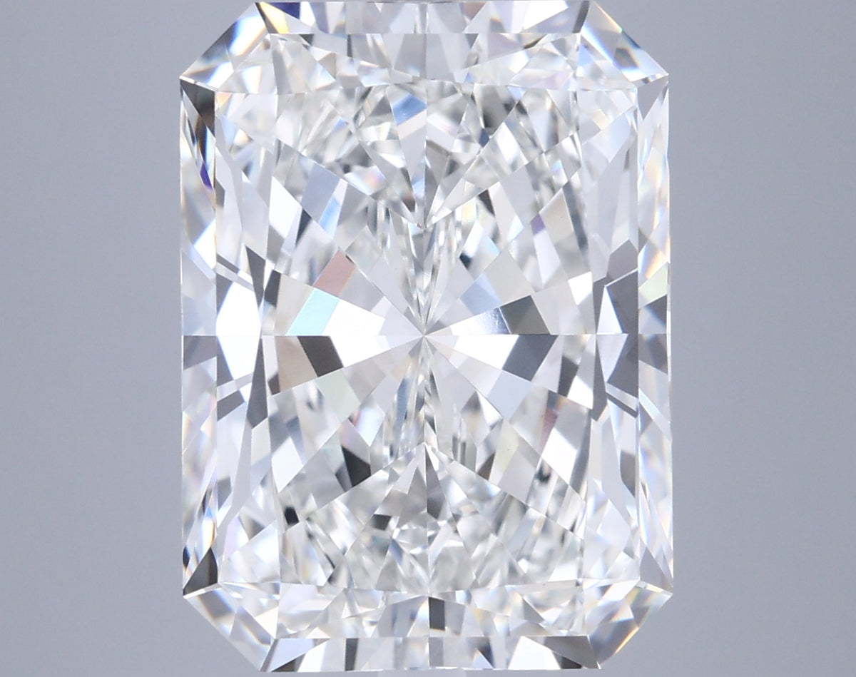 10.01 Carat Radiant Shaped, Excellent Cut, F Color, VVS2 Clarity, IGI Certified Lab Grown Diamond