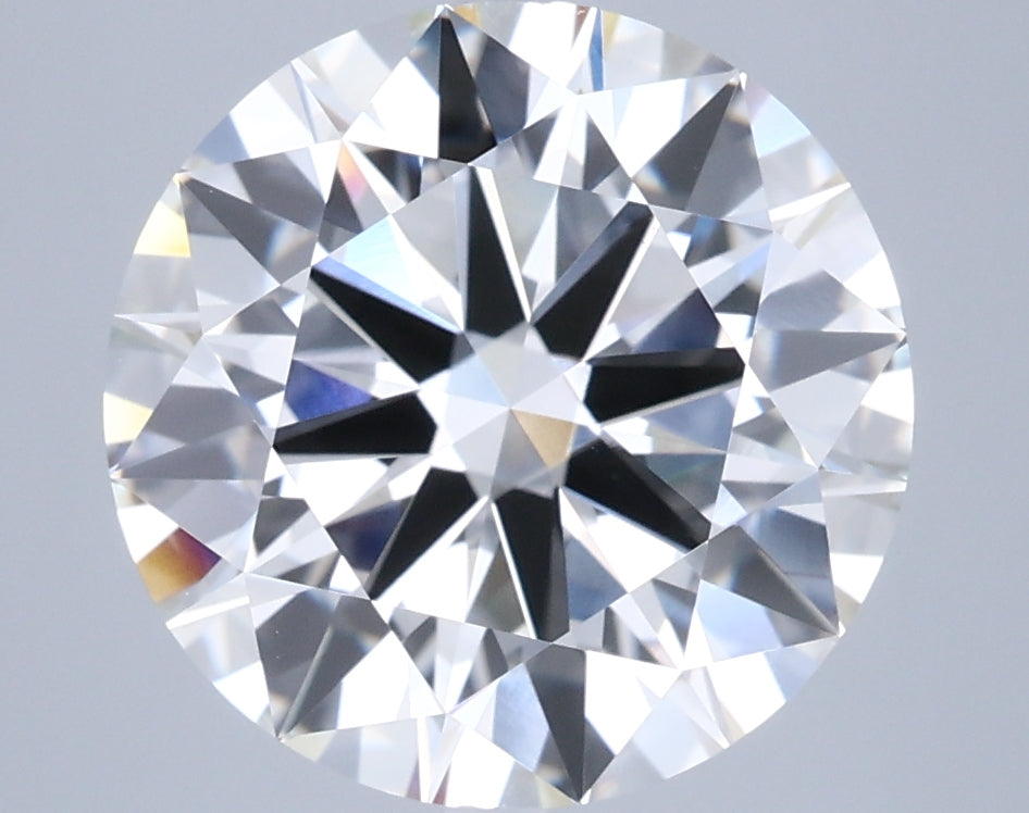 5.04 Carat Round Shaped, Ideal Cut, G Color, VVS2 Clarity, IGI Certified Lab Grown Diamond