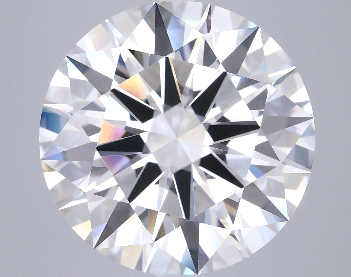 8.04 Carat Round Shaped, Excellent Cut, E Color, VVS2 Clarity, IGI Certified Lab Grown Diamond