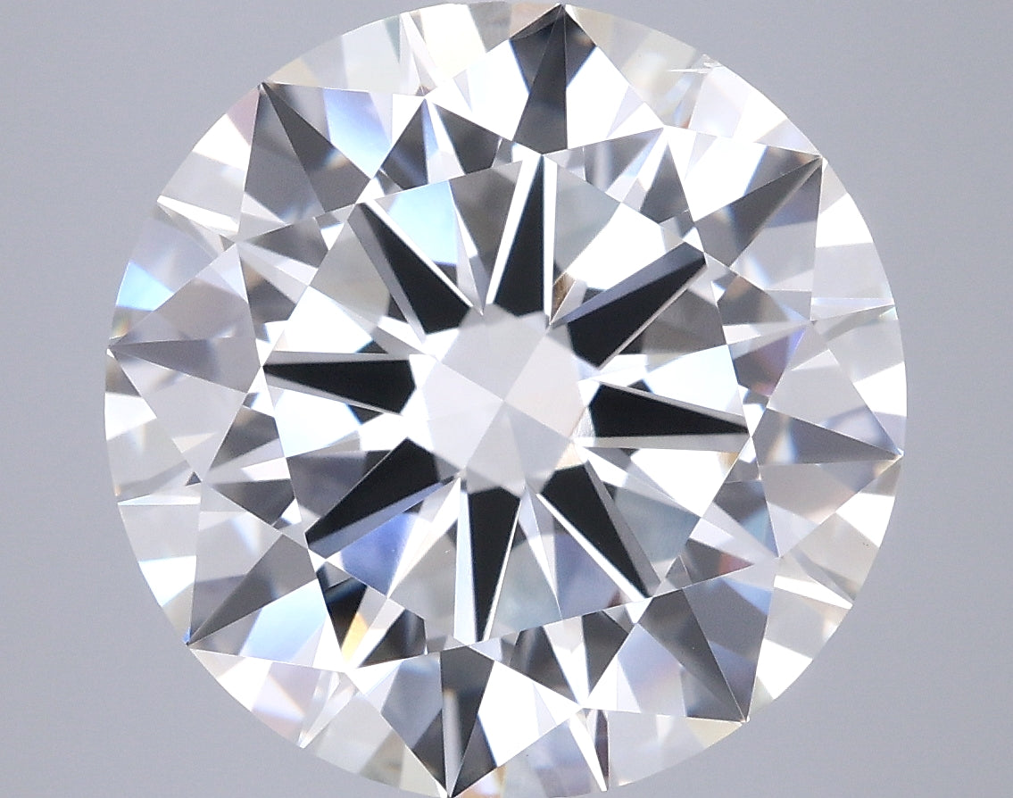 7.04 Carat Round Shaped, Excellent Cut, E Color, VS2 Clarity, IGI Certified Lab Grown Diamond