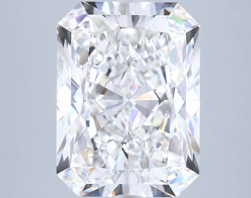 5.05 Carat Radiant Shaped, Ideal Cut, G Color, VVS2 Clarity, IGI Certified Lab Grown Diamond