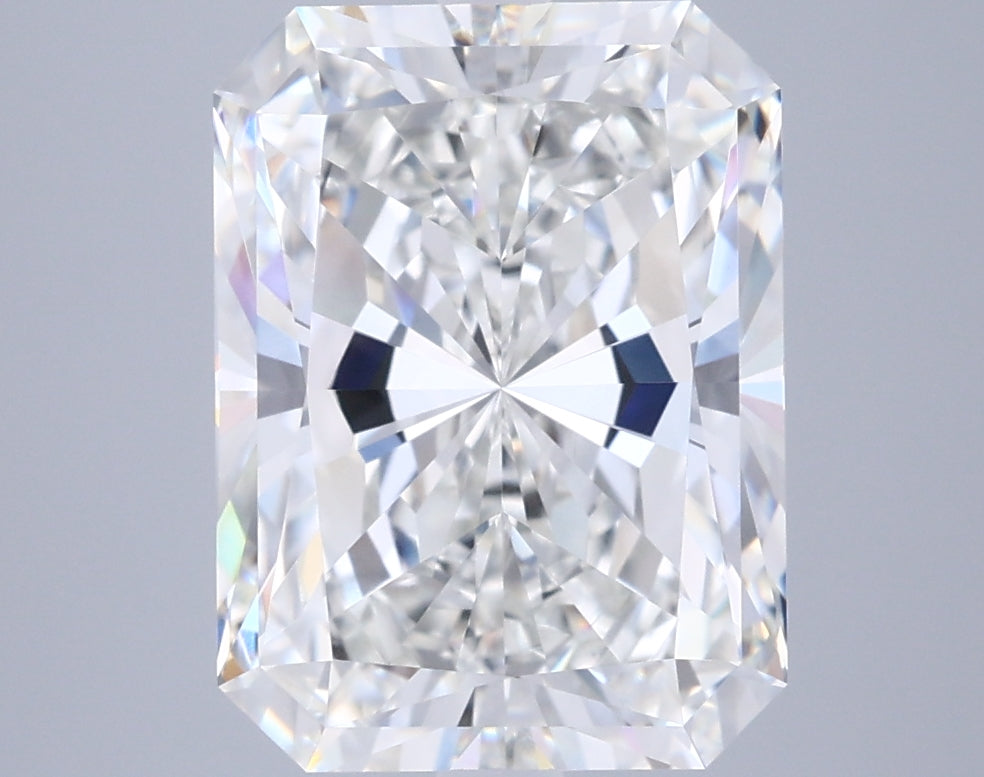 5.06 Carat Radiant Shaped, Excellent Cut, G Color, VVS1 Clarity, IGI Certified Lab Grown Diamond