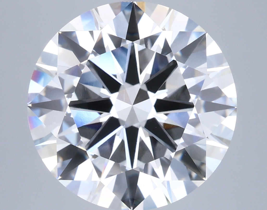 8.00 Carat Round Shaped, Excellent Cut, F Color, VVS2 Clarity, IGI Certified Lab Grown Diamond