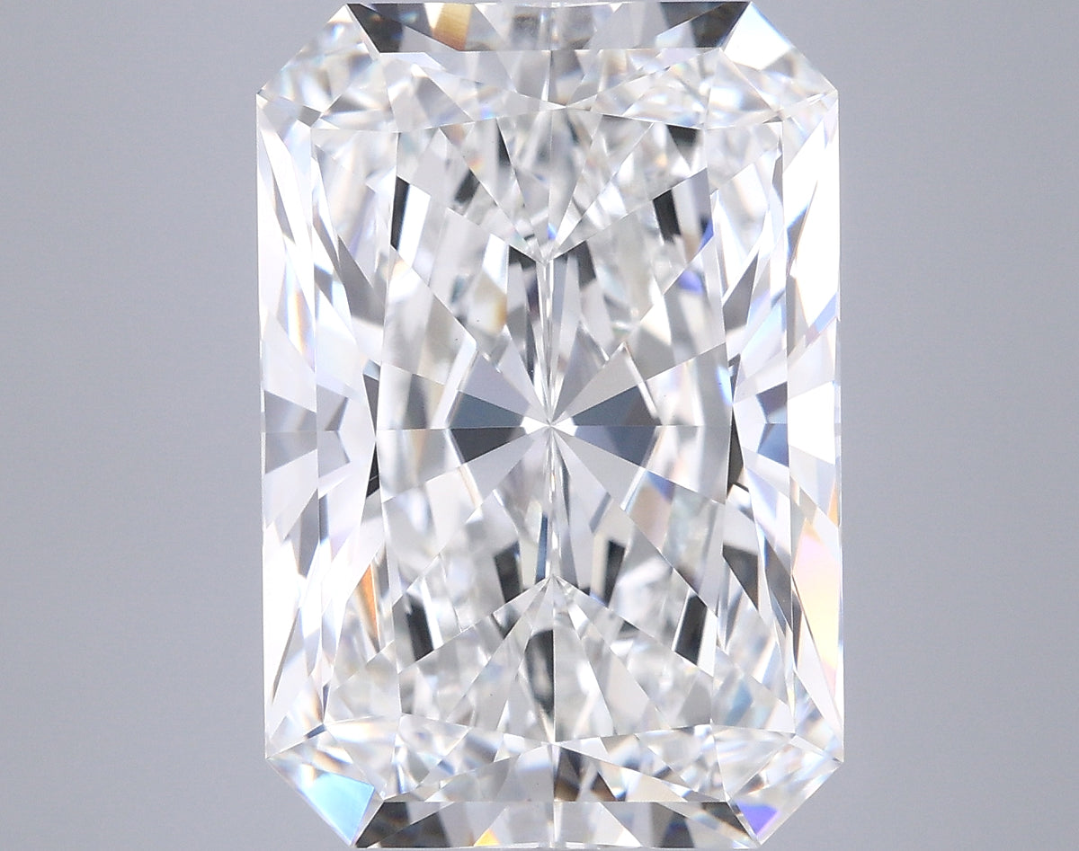 10.03 Carat Radiant Shaped, Ideal Cut, E Color, VVS2 Clarity, IGI Certified Lab Grown Diamond