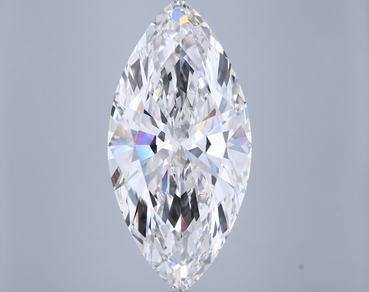 10.01 Carat Marquise Shaped, Ideal Cut, G Color, VVS2 Clarity, IGI Certified Lab Grown Diamond