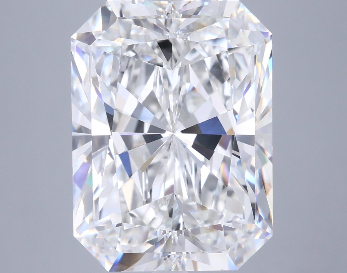 10.03 Carat Radiant Shaped, Excellent Cut, F Color, VVS2 Clarity, IGI Certified Lab Grown Diamond