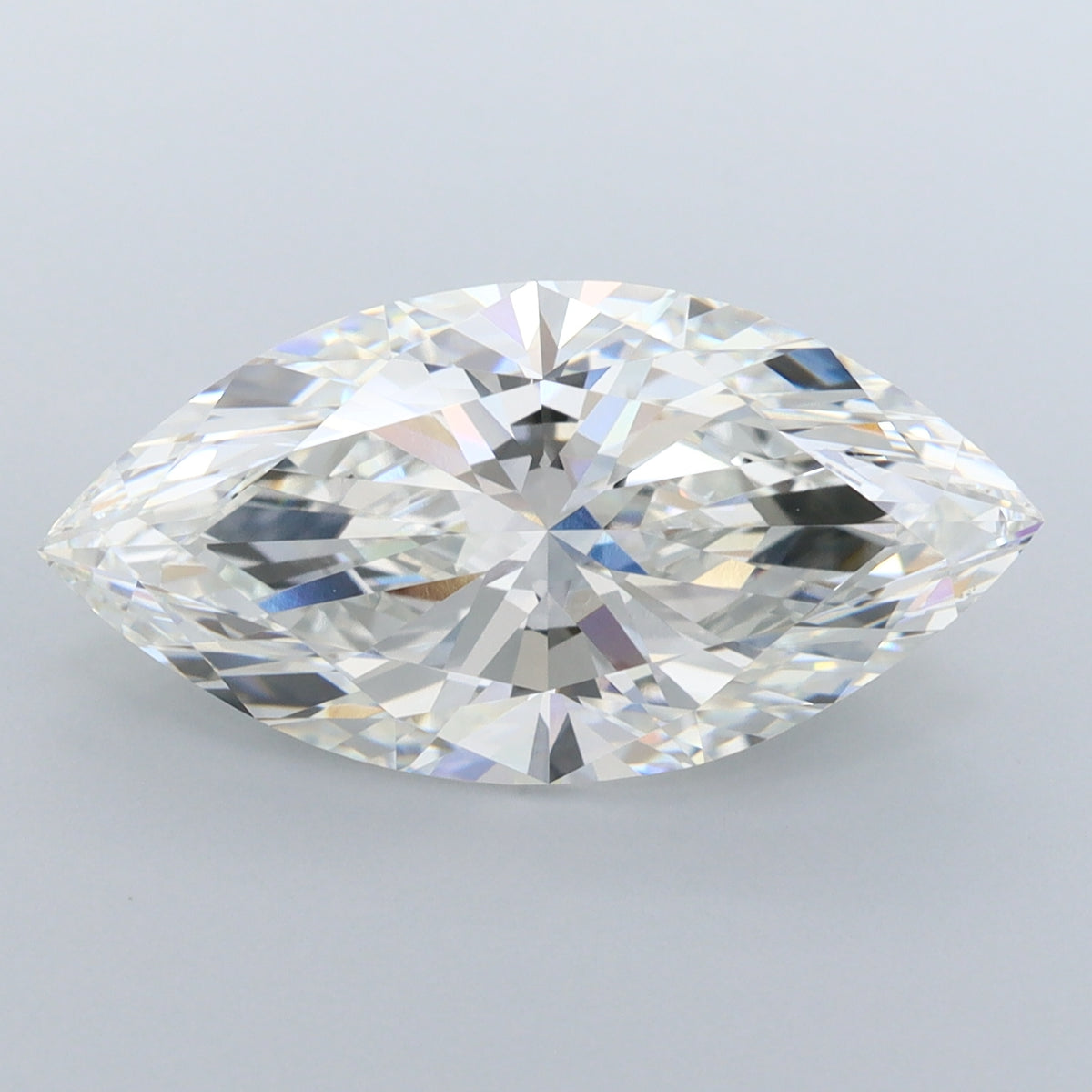 5.07 Carat Marquise Shaped, Ideal Cut, G Color, VVS2 Clarity, IGI Certified Lab Grown Diamond