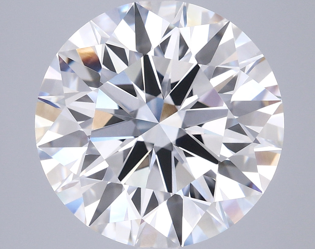 5.57 Carat Round Shaped, Ideal Cut, E Color, VVS1 Clarity, IGI Certified Lab Grown Diamond