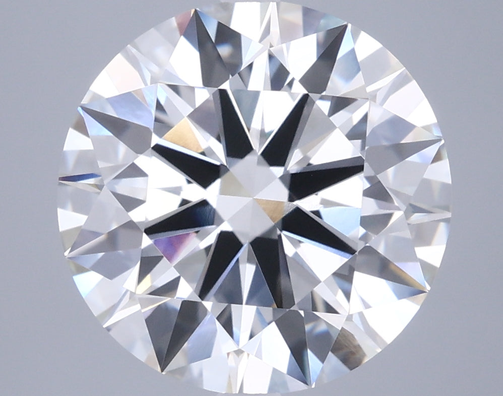 6.09 Carat Round Shaped, Ideal Cut, F Color, VVS1 Clarity, IGI Certified Lab Grown Diamond