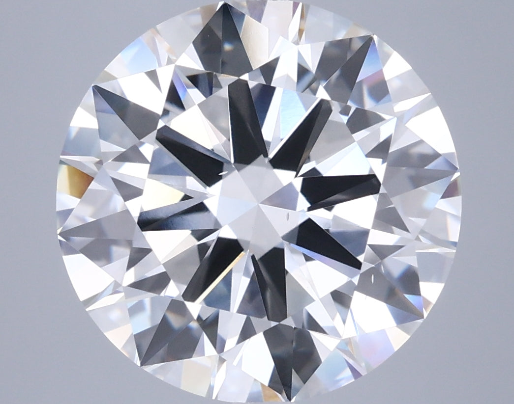 7.02 Carat Round Shaped, Excellent Cut, E Color, VS2 Clarity, IGI Certified Lab Grown Diamond