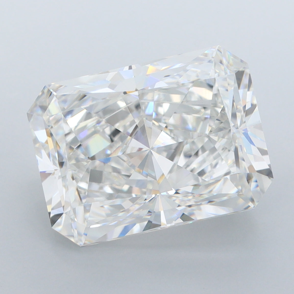 7.05 Carat Radiant Shaped, Ideal Cut, E Color, VVS2 Clarity, IGI Certified Lab Grown Diamond
