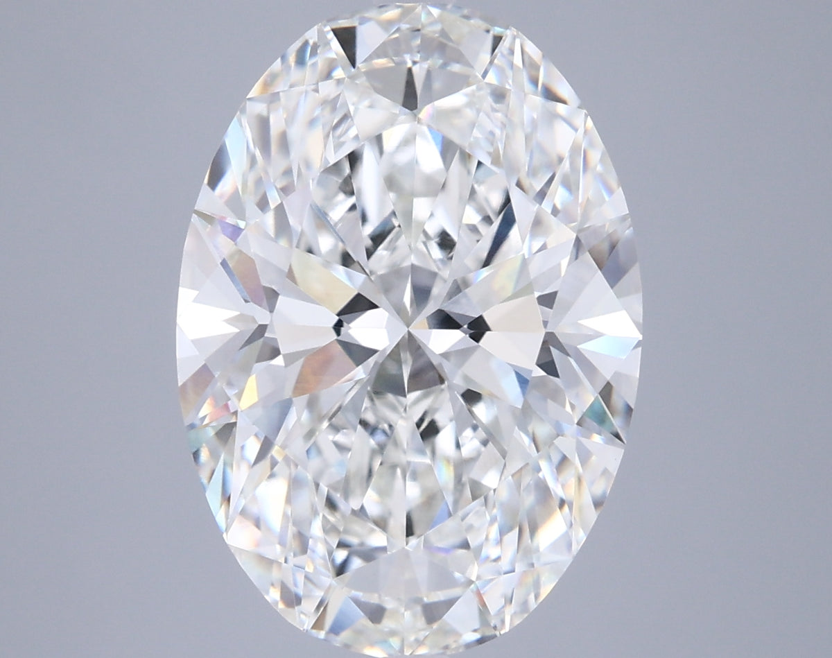 7.06 Carat Oval Shaped, Ideal Cut, G Color, VVS1 Clarity, IGI Certified Lab Grown Diamond