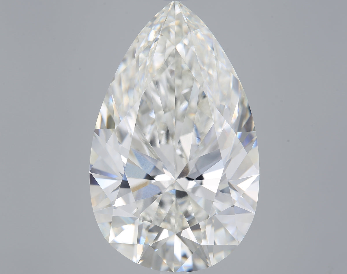 10.13 Carat Pear Shaped, Ideal Cut, G Color, VVS2 Clarity, IGI Certified Lab Grown Diamond