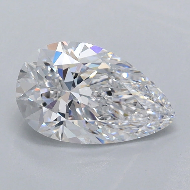 1.02 Carat Pear Shaped, Excellent Cut, D Color, VVS1 Clarity, IGI Certified Lab Grown Diamond