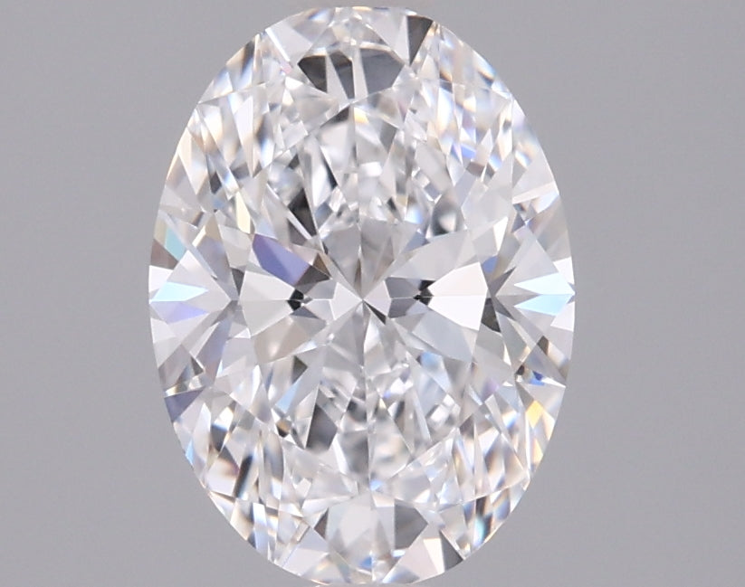 1.47 Carat Oval Shaped, Ideal Cut, D Color, VVS2 Clarity, IGI Certified Lab Grown Diamond