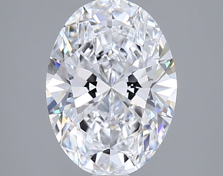 2.04 Carat Oval Shaped, Ideal Cut, D Color, VVS2 Clarity, IGI Certified Lab Grown Diamond