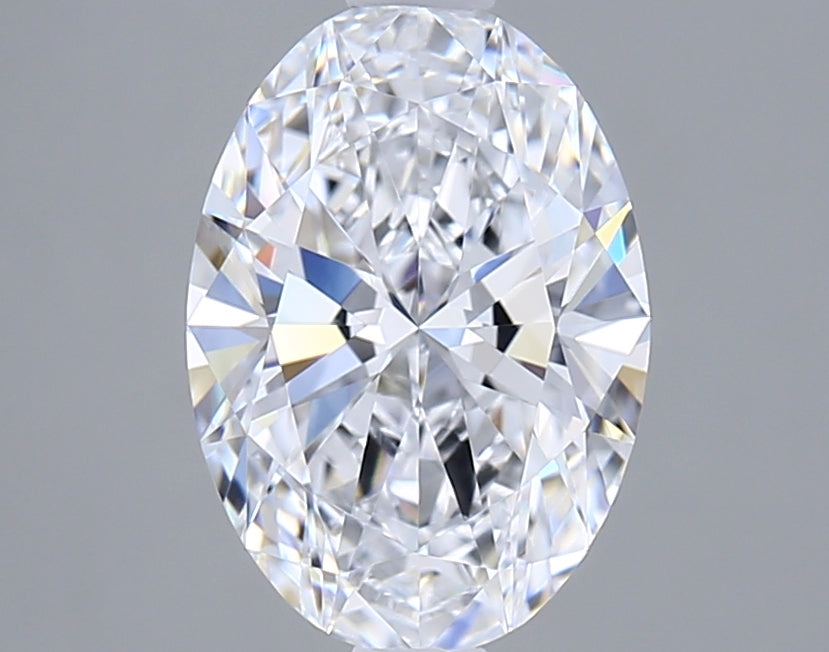 1.78 Carat Oval Shaped, Ideal Cut, D Color, VVS1 Clarity, IGI Certified Lab Grown Diamond