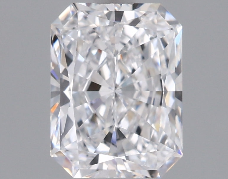 1.48 Carat Radiant Shaped, Excellent Cut, D Color, VVS2 Clarity, IGI Certified Lab Grown Diamond