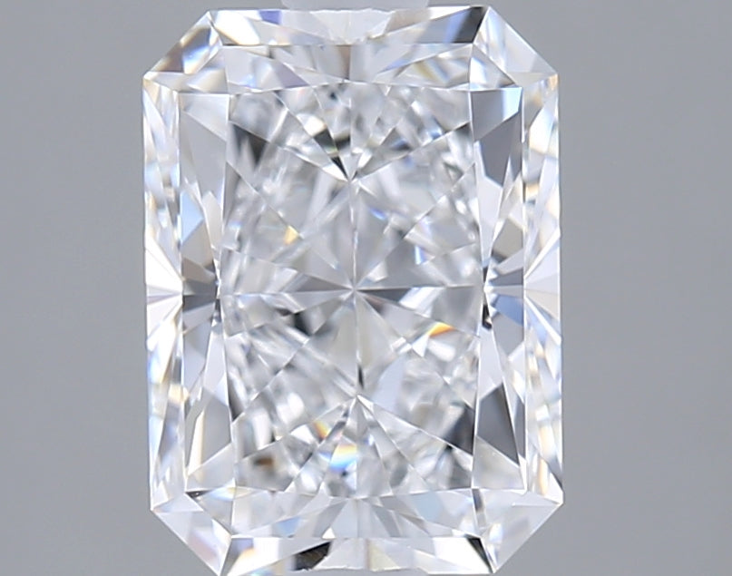 2.02 Carat Radiant Shaped, Excellent Cut, D Color, VVS2 Clarity, IGI Certified Lab Grown Diamond