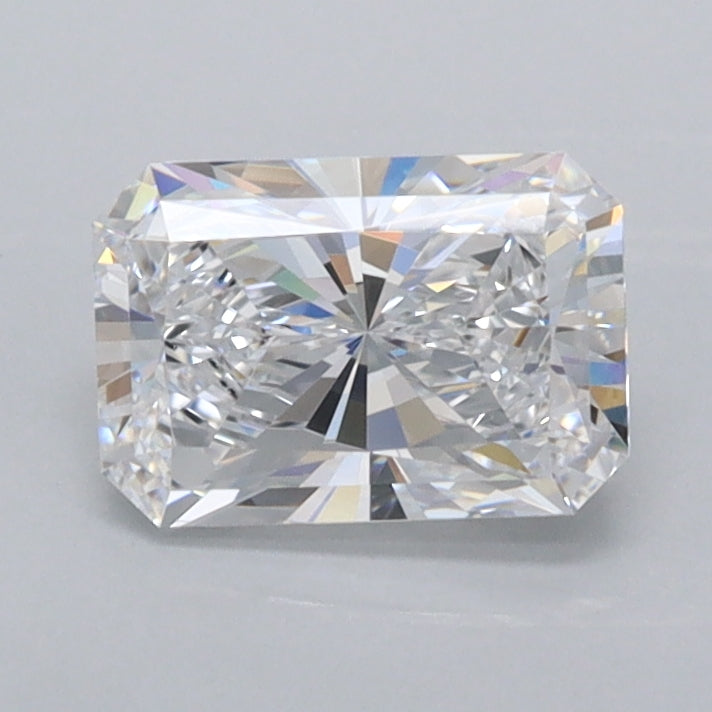 1.07 Carat Radiant Shaped, Excellent Cut, D Color, VVS1 Clarity, IGI Certified Lab Grown Diamond
