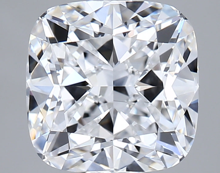2.54 Carat Cushion Shaped, Ideal Cut, D Color, VVS2 Clarity, IGI Certified Lab Grown Diamond