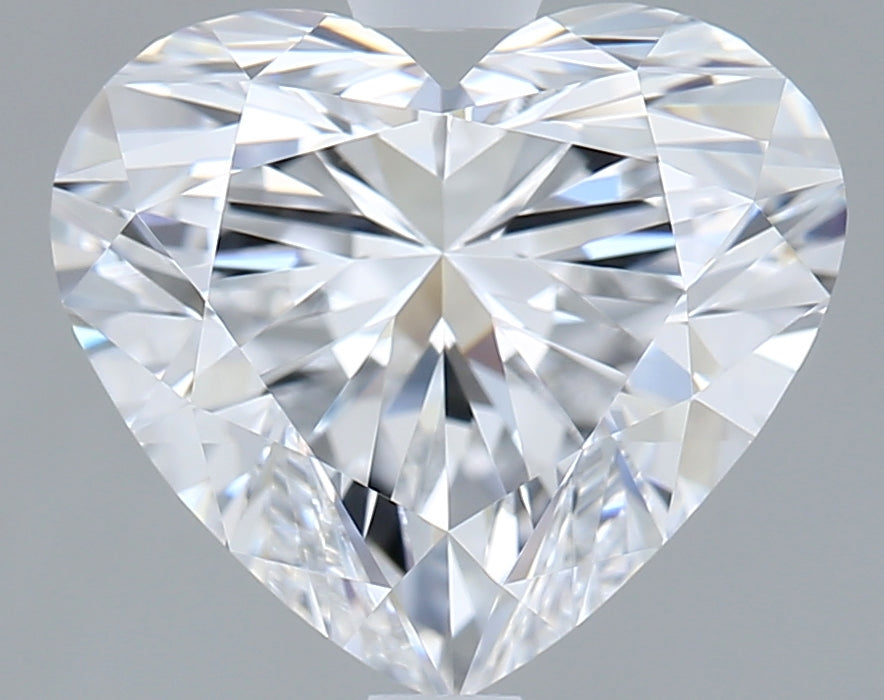 2.55 Carat Heart Shaped, Ideal Cut, D Color, VVS2 Clarity, IGI Certified Lab Grown Diamond