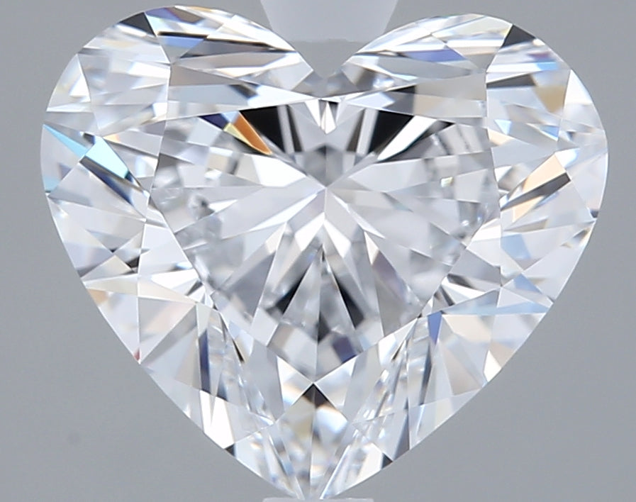 2.54 Carat Heart Shaped, Ideal Cut, D Color, VVS2 Clarity, IGI Certified Lab Grown Diamond