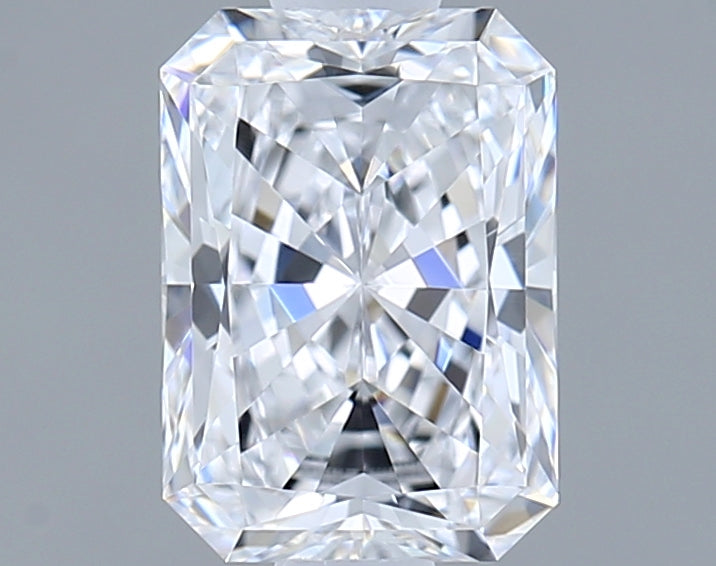 1.08 Carat Radiant Shaped, Ideal Cut, D Color, VS1 Clarity, IGI Certified Lab Grown Diamond