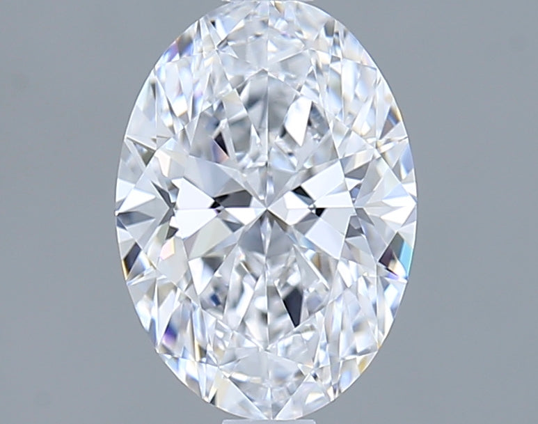 1.31 Carat Oval Shaped, Ideal Cut, D Color, IF Clarity, IGI Certified Lab Grown Diamond
