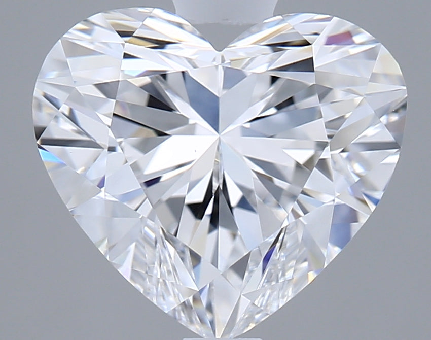 2.02 Carat Heart Shaped, Ideal Cut, D Color, VS1 Clarity, IGI Certified Lab Grown Diamond