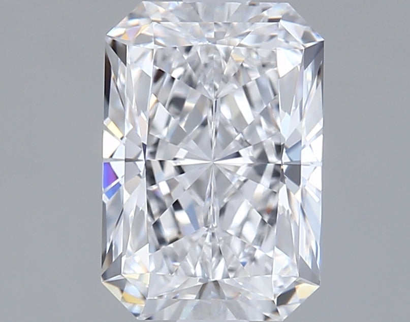 1.46 Carat Radiant Shaped, Ideal Cut, D Color, VS1 Clarity, IGI Certified Lab Grown Diamond