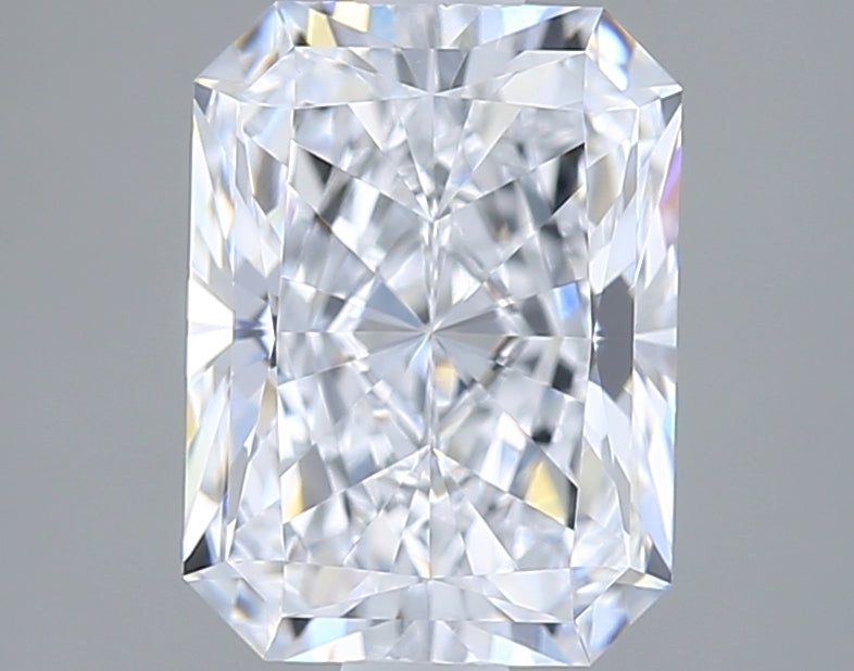 1.93 Carat Radiant Shaped, Ideal Cut, D Color, VS1 Clarity, IGI Certified Lab Grown Diamond