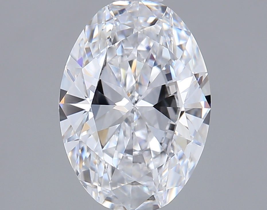 1.28 Carat Oval Shaped, Ideal Cut, D Color, VS1 Clarity, IGI Certified Lab Grown Diamond