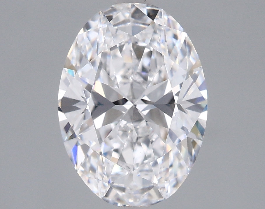 1.63 Carat Oval Shaped, Ideal Cut, D Color, VS1 Clarity, IGI Certified Lab Grown Diamond