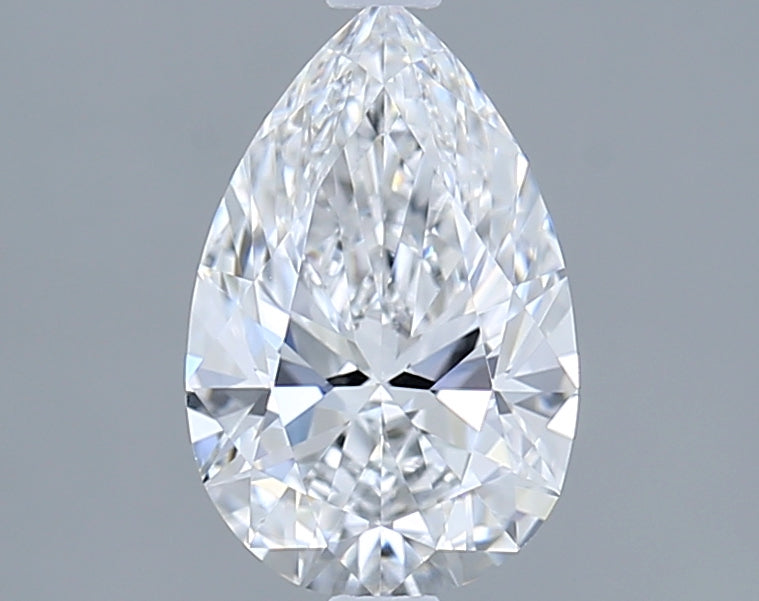 1.50 Carat Pear Shaped, Excellent Cut, D Color, VS1 Clarity, IGI Certified Lab Grown Diamond