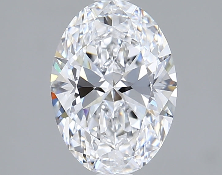 1.66 Carat Oval Shaped, Ideal Cut, D Color, VS1 Clarity, IGI Certified Lab Grown Diamond